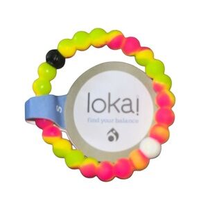 Lokai Beaded Bracelet in Neon Yellow and Hot Pink